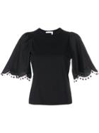See By Chloé Tassel T-shirt - Black
