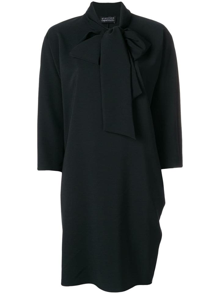 Gianluca Capannolo Pussy Bow Dress - Black