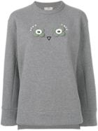 Fendi Owl Appliqué Jumper - Grey