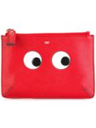Anya Hindmarch 'loose Pocket Small Eyes' Purse, Women's, Red, Goat Skin