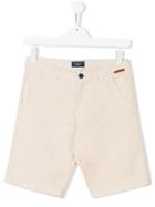 Aston Martin Kids Teen Logo Tab Knee Length Shorts - Nude & Neutrals
