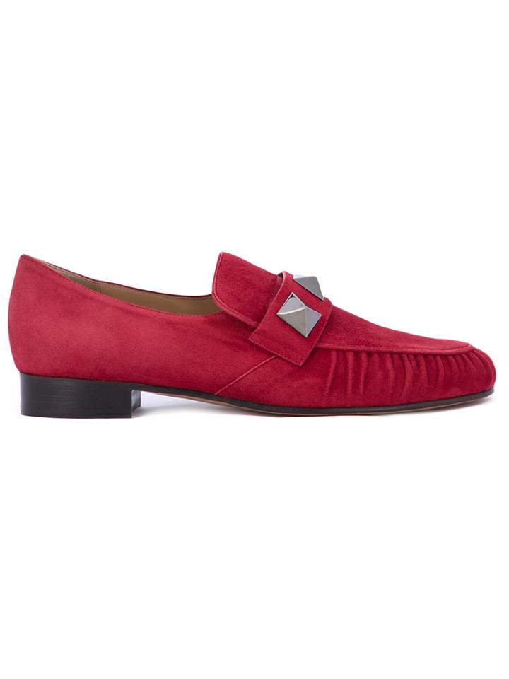 Valentino Valentino Garavani Rockstud Loafers - Red