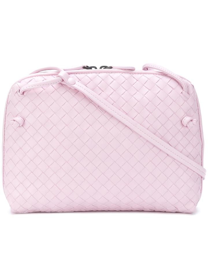 Bottega Veneta Dragee Intrecciato Nappa Nodini Bag - Pink & Purple