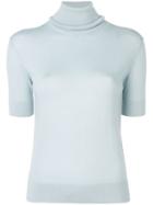 Ralph Lauren Collection Short-sleeved Cashmere Sweater - Blue