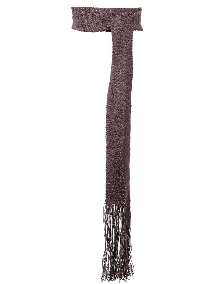 Voz Fringe Sash Belt - Purple