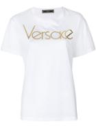 Versace Printed Logo T-shirt - White