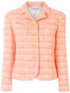 Chanel Vintage 1990 Tweed Jacket - Yellow & Orange