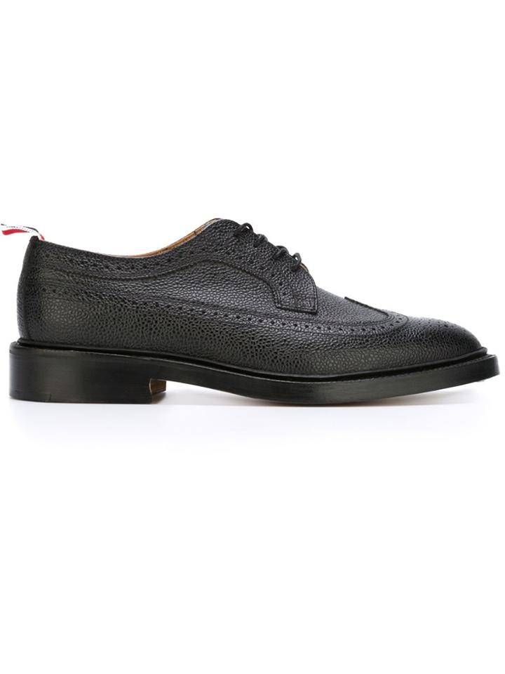 Thom Browne Pull Tab Classic Brogues - Black