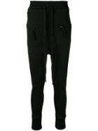 Thom Krom Drawstring Tapered Trousers - Black