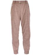 Derek Lam 10 Crosby Checked Tapered Trousers - Multicolour