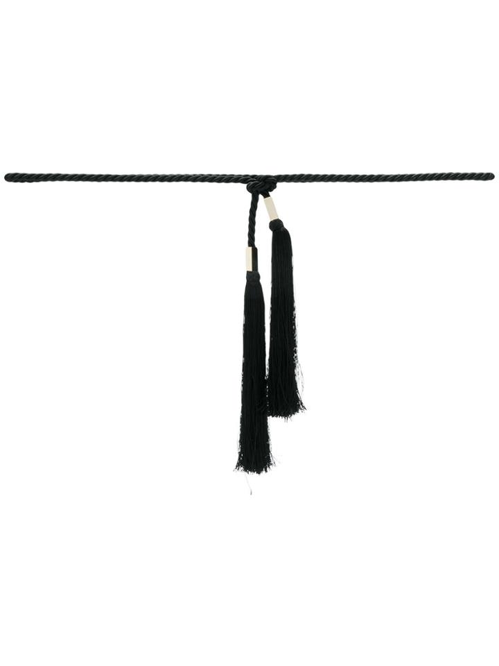 Gianluca Capannolo Tassel Belt - Black