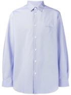 Comme Des Garçons Shirt Classic Plain Shirt - Blue