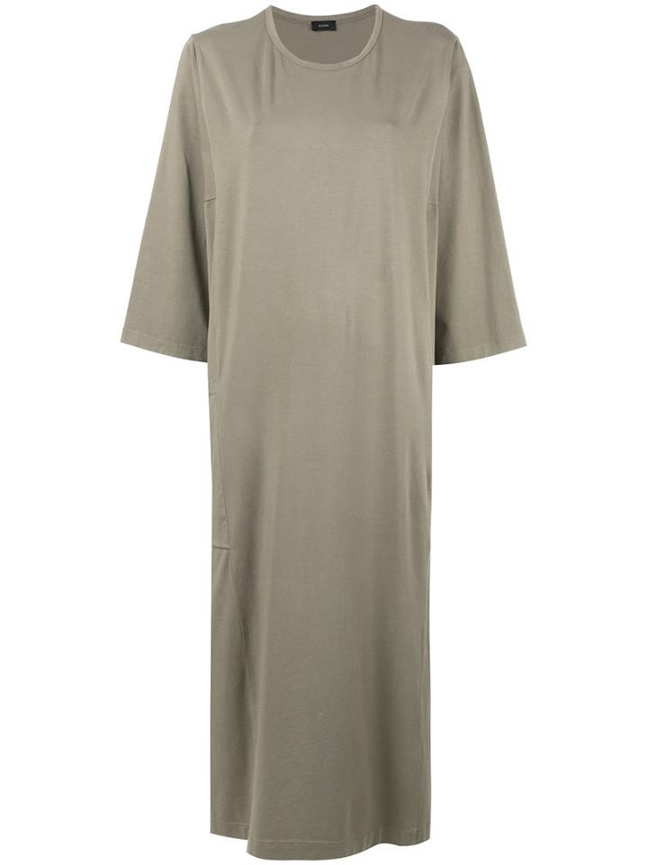 Joseph Sun Dyed Dress, Women's, Size: Medium, Grey, Cotton/spandex/elastane