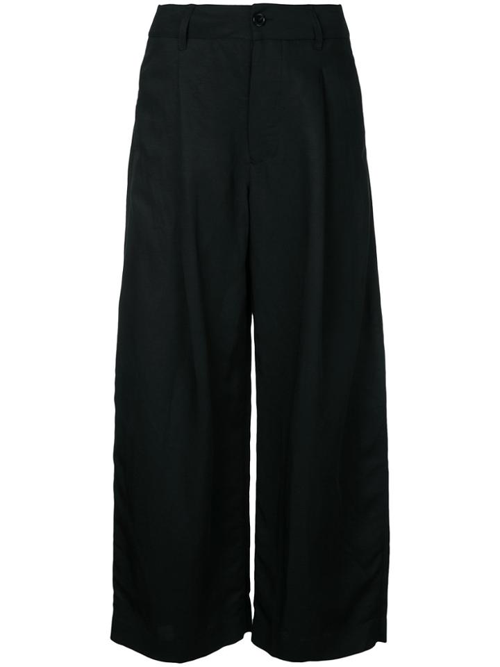 Studio Nicholson Cropped Trousers - Black