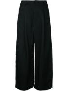 Studio Nicholson Cropped Trousers - Black