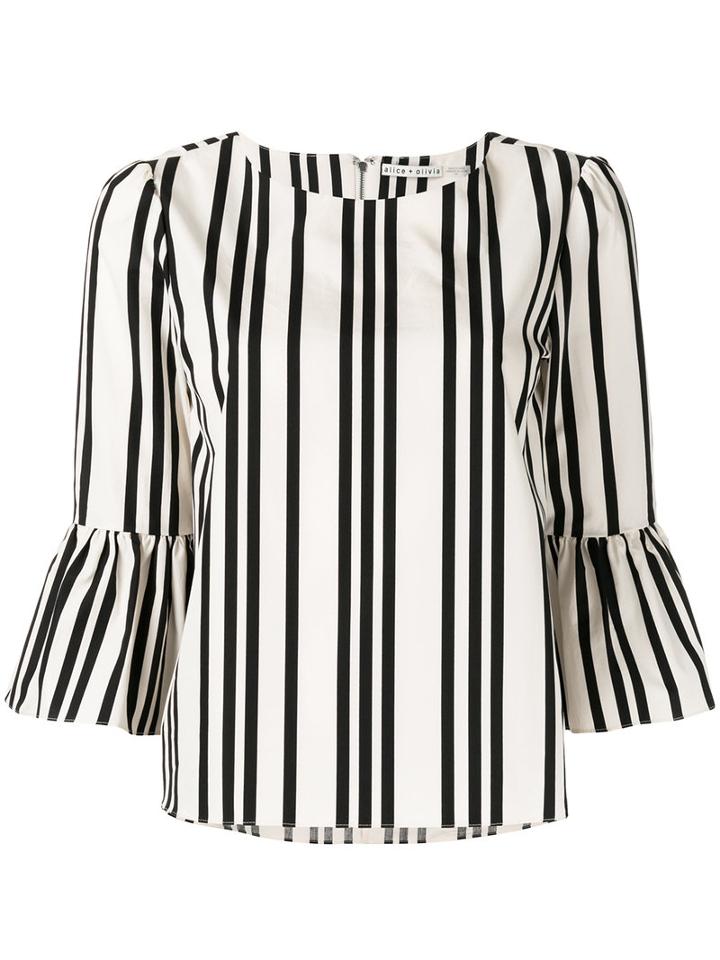 Bernice Blouse - Women - Cotton - L, White, Cotton, Alice+olivia