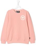 Boy London Kids Eagle Print Sweatshirt - Pink & Purple