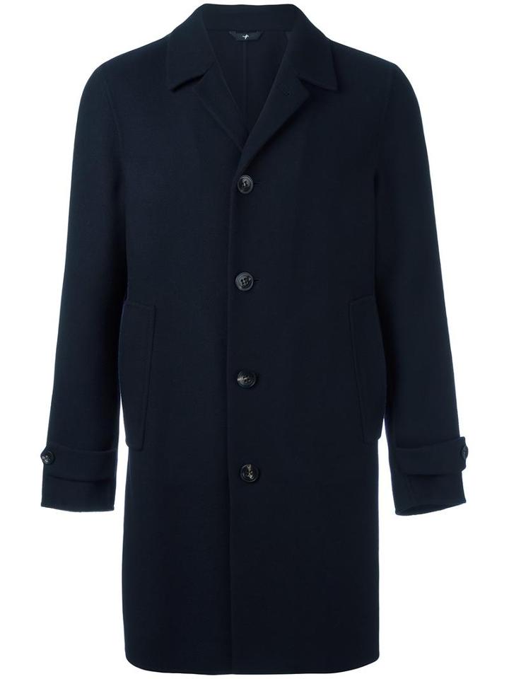 Hevo 'locoro' Coat, Men's, Size: 50, Blue, Viscose/virgin Wool/polyamide