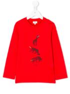 Paul Smith Junior - Animals Print Top - Kids - Cotton - 6 Yrs, Red