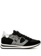Philippe Model Mesh Suede Trainers - Black