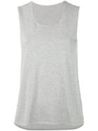 Le Tricot Perugia Classic Tank Top - Grey
