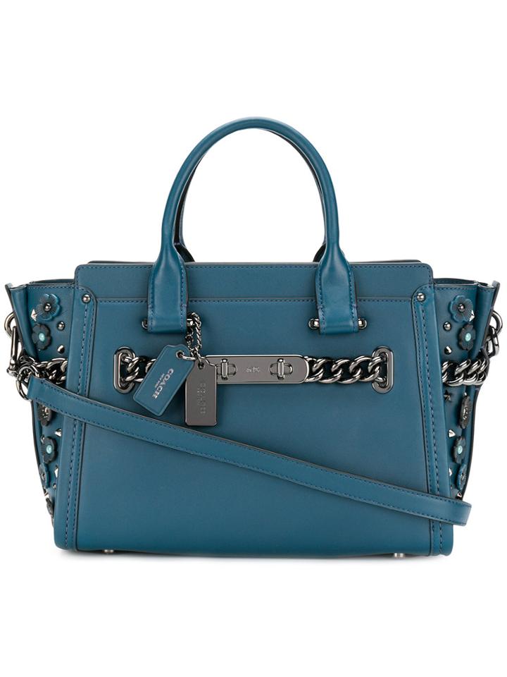 Coach Swagger 27 Shoulder Bag - Blue