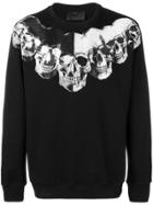 Philipp Plein Embellished Skulls Sweatshirt - Black
