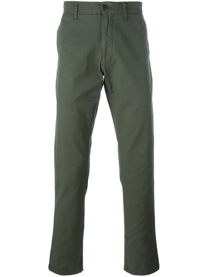 Carhartt Classic Chinos, Men's, Size: 33, Green, Cotton/spandex/elastane