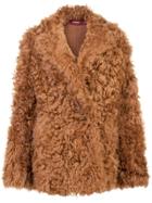 Sies Marjan Lamb's Wool Coat - Brown