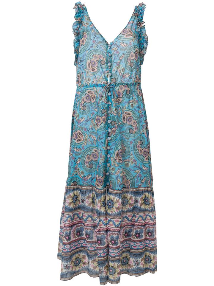 Anjuna Alexandra V-neck Dress - Blue