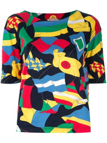 Loewe Vintage Graphic Print Top - Multicolour