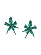 Lele Sadoughi Flower Earrings - Green