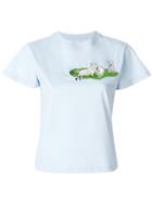 Carven Embroidered Lamb T-shirt - Blue