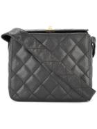 Chanel Vintage Square Box Shoulder Bag - Black
