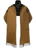 Burberry Zipped Cape Poncho - Brown