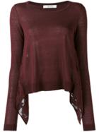 Dorothee Schumacher Poetic Hemisphere Knitted Blouse - Red