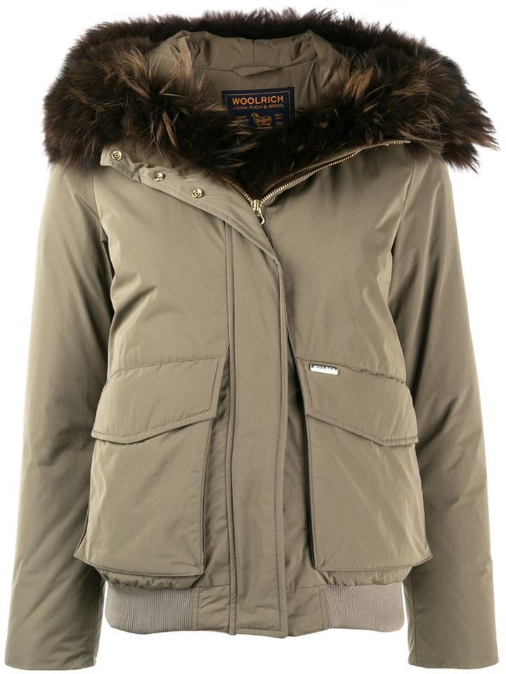 Woolrich Fur-trimmed Jacket - Green