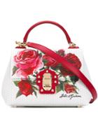 Dolce & Gabbana - Lucia Handbag - Women - Leather/straw - One Size, White, Leather/straw