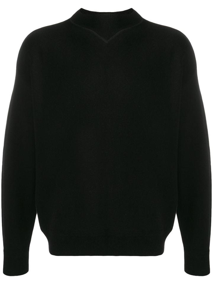Isabel Marant Ribbed Crew Neck Jumper - Black