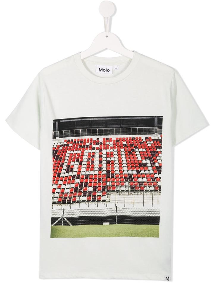 Molo Teen Goals Print T-shirt - White