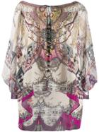 Camilla Printed Loose Fit Top - Neutrals