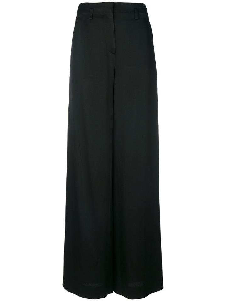 Lanvin Wide Leg Trousers - Black