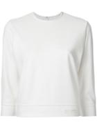 Theatre Products Three-quarters Sleeve Knit Blouse, Women's, White, Wool