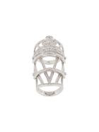 Vivienne Westwood Embellished Oversized Ring - Silver