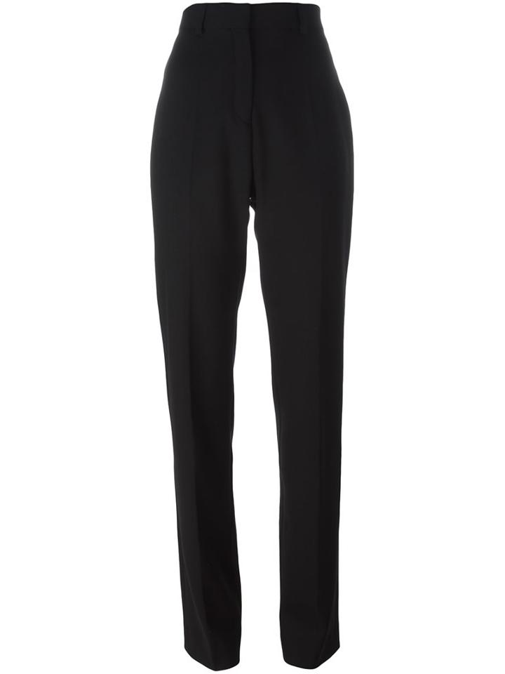 Iro High-waisted Trousers, Women's, Size: 40, Black, Spandex/elastane/virgin Wool