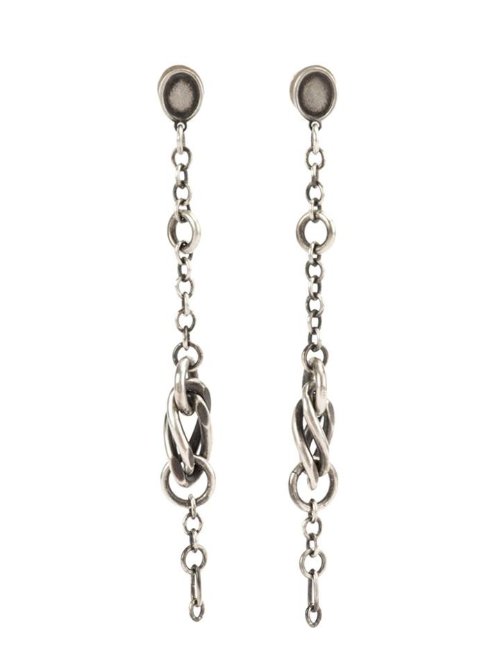 Werkstatt:münchen Twisted Link Earrings - Metallic