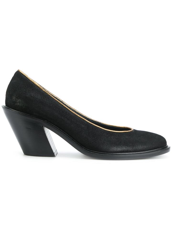 A.f.vandevorst Gold Trim Pumps - Black