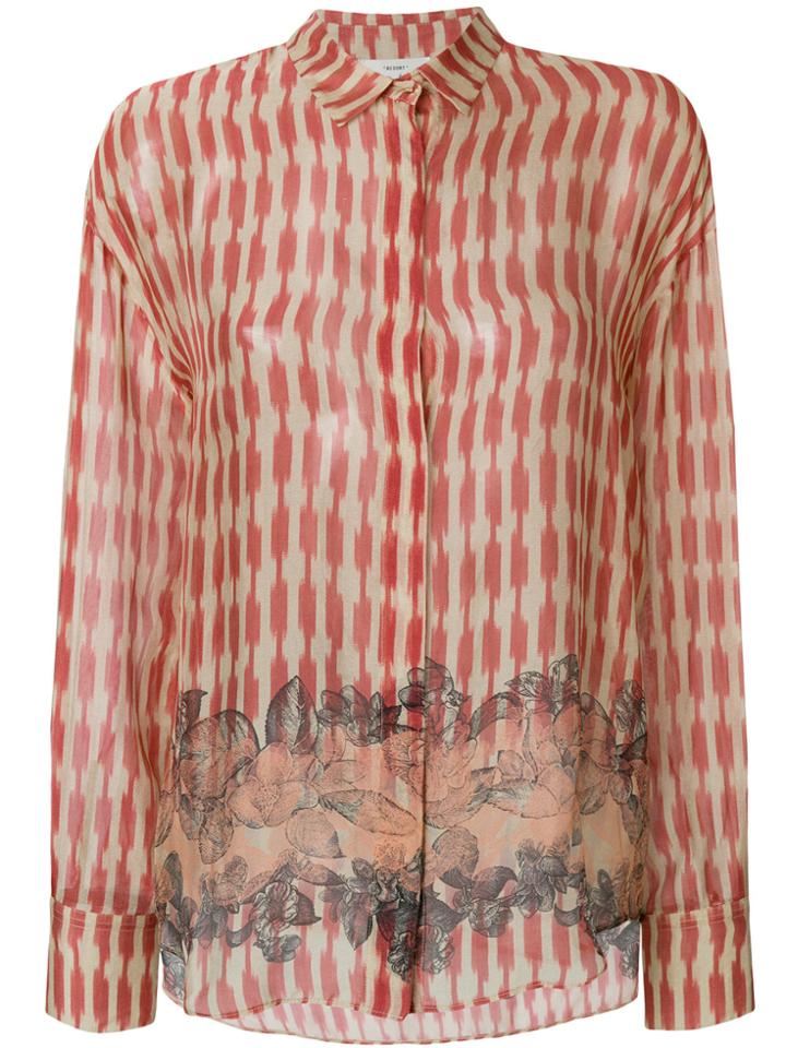 Forte Forte Abstract Print Shirt - Red