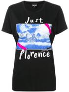 Just Cavalli Florence Graphic Print T-shirt - Black