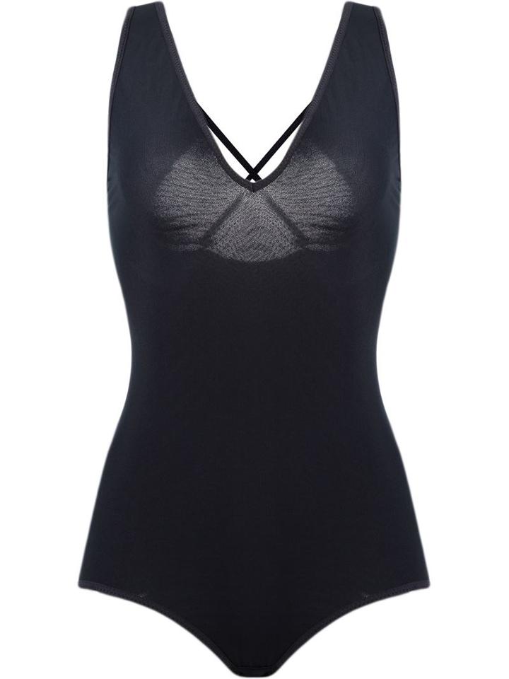 Giuliana Romanno V-neck Body, Women's, Size: G, Black, Polyamide/spandex/elastane